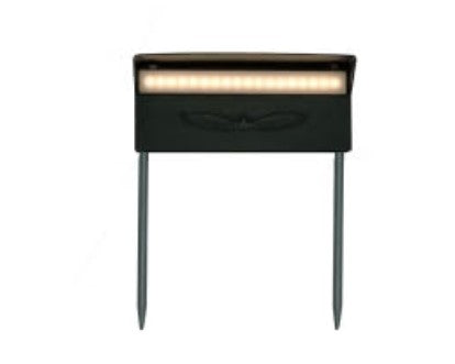 Rae Brass path Flood Light, 4 Watt, Dimmable, 3000 K. Antique Bronze finish.