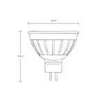 MR16 LED Lamp 6Watt 2700k 45 Degree Beam