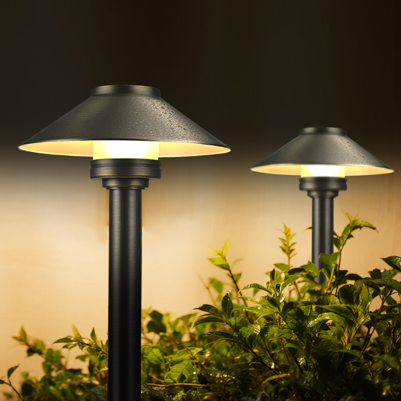 Helena LED Solid Brass Path Light