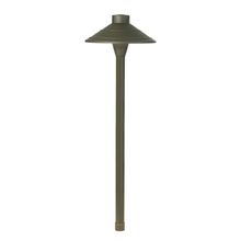 Elara Brass Landscape Path Light – Antique Bronze