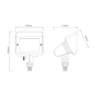 Zain Inground Floodlight, Antique Bronze, IP65, MR16 Compatible