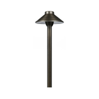 Dawn Brass Path Light with Hood 450mm