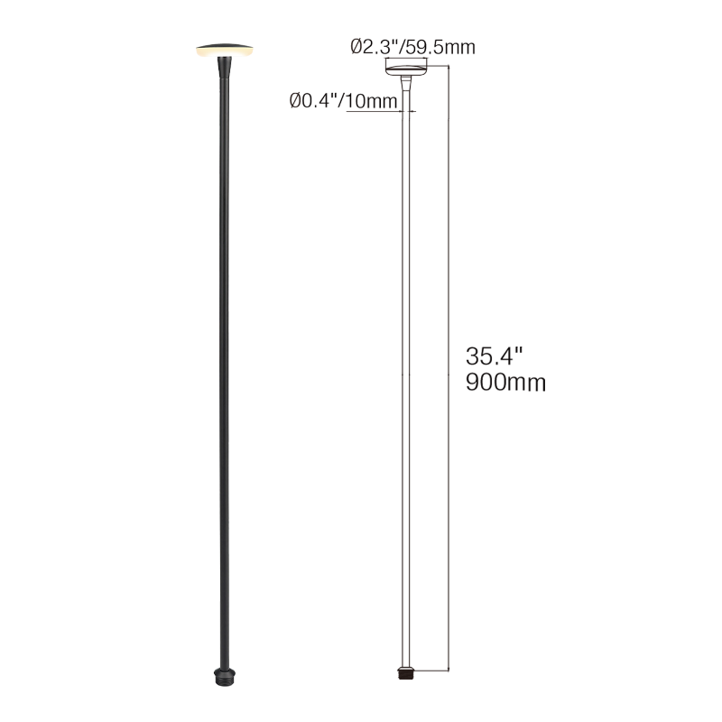 Arlo LED Pole Path Light